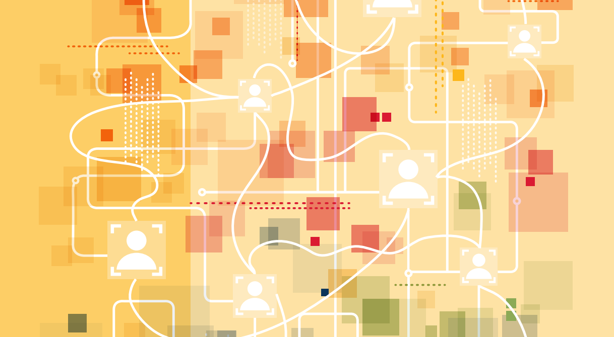 Graphic representation of a network
