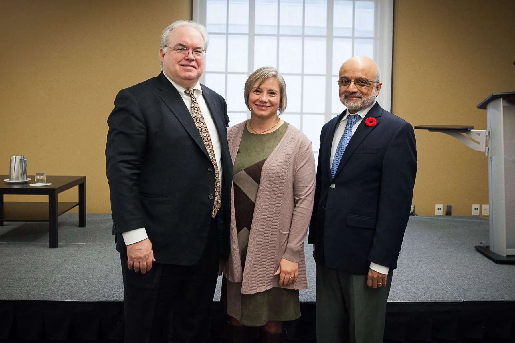 Photo of Tim Delaney, Cathy Taylor, and Robin Cardozo