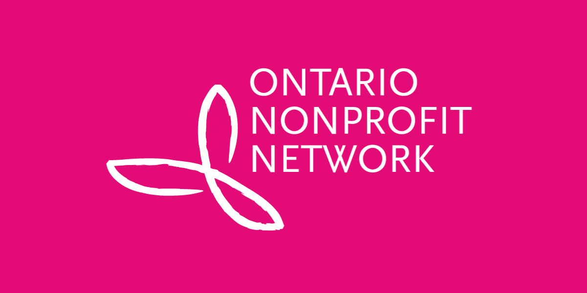 Pink background with white ONN logo in the center