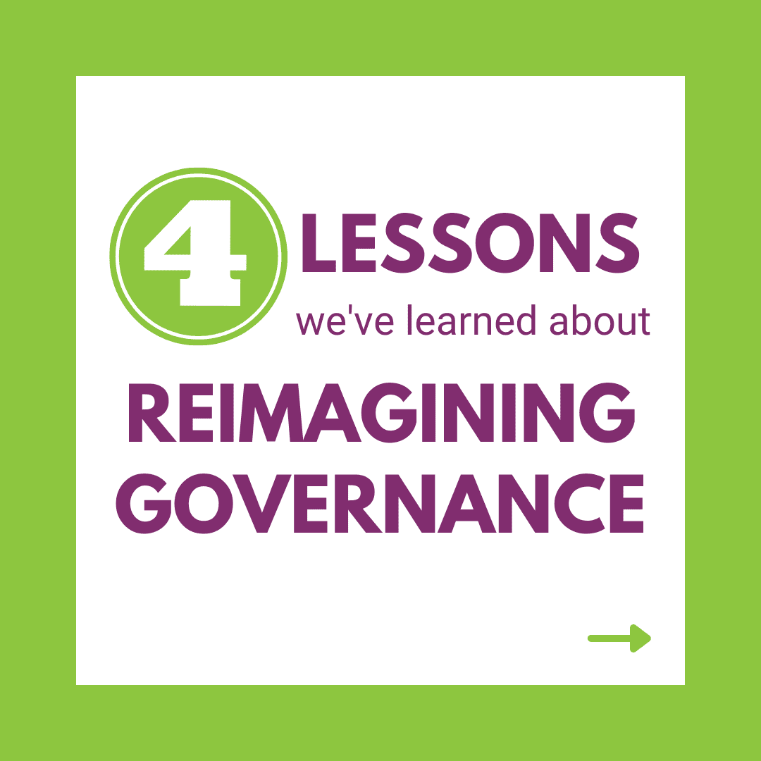 Four lessons learned about governance innovation