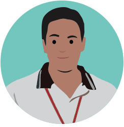 Film festival worker